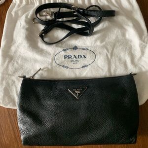 Prada clutch / crossbody handbag